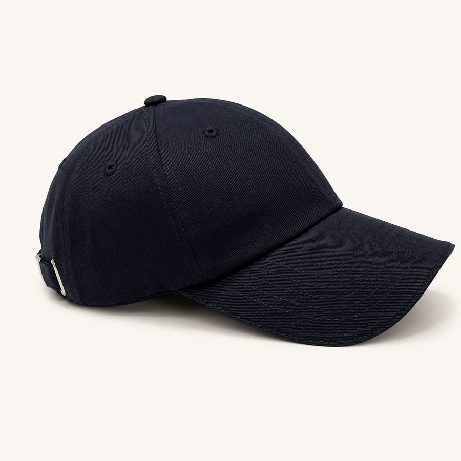 Premium Baseball Cap Modell 605 blau Schrägansicht