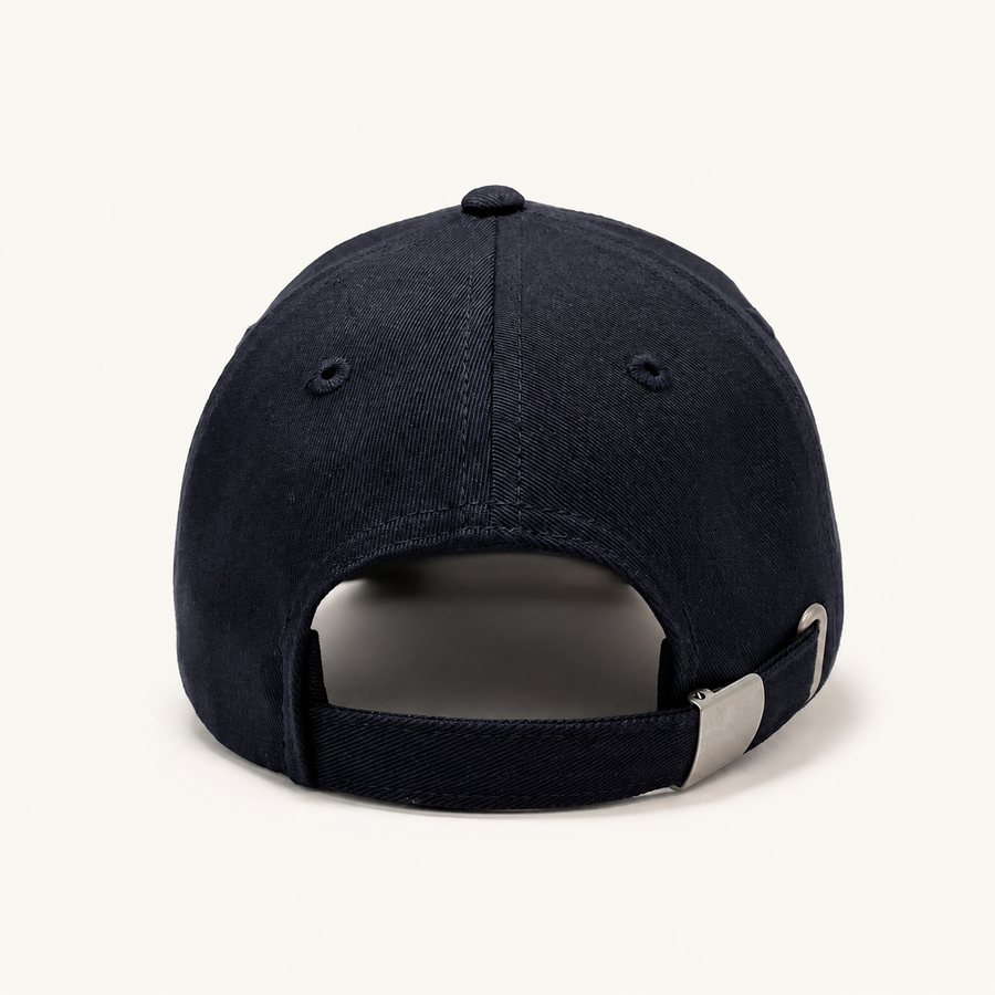 Premium Baseball Cap Modell 605 blau Hinteransicht